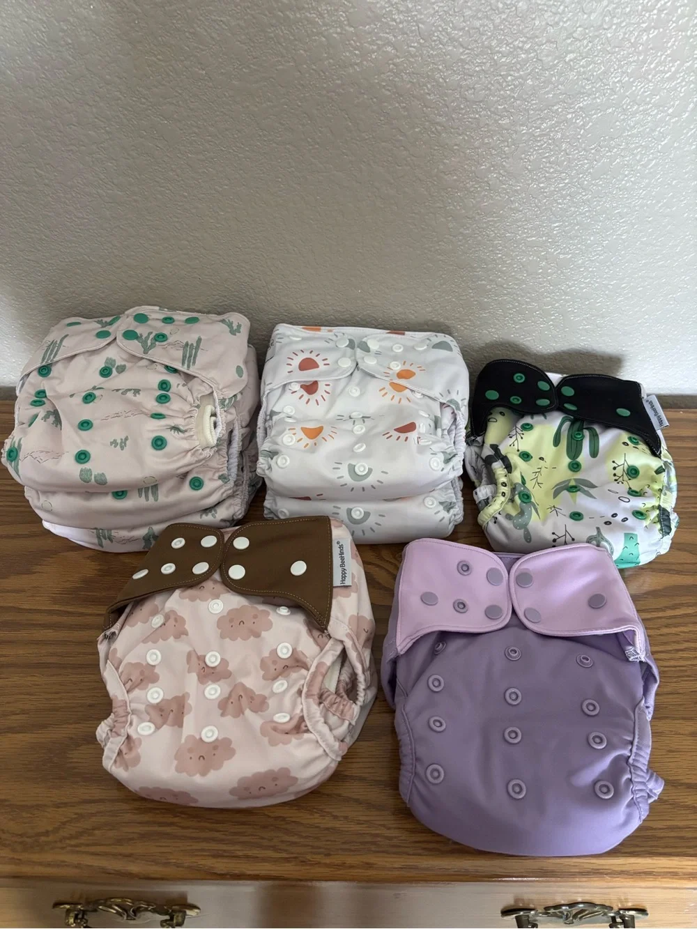 NEW Size 1 Happy Beehinds Snap Pocket Diapers